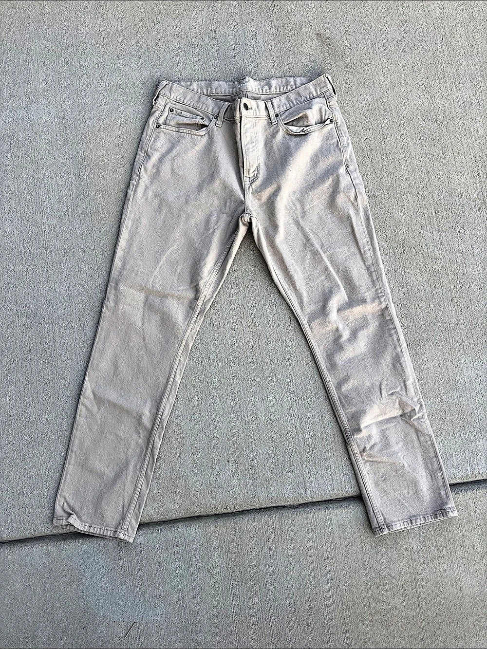 Old Navy Slim Jeans Gray Waist 16x32 Skinny Jeans